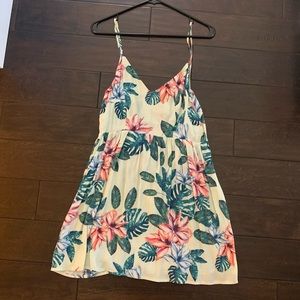 Forever 21 Summer Floral Mini Dress Vacation